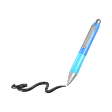 pen leaving mark